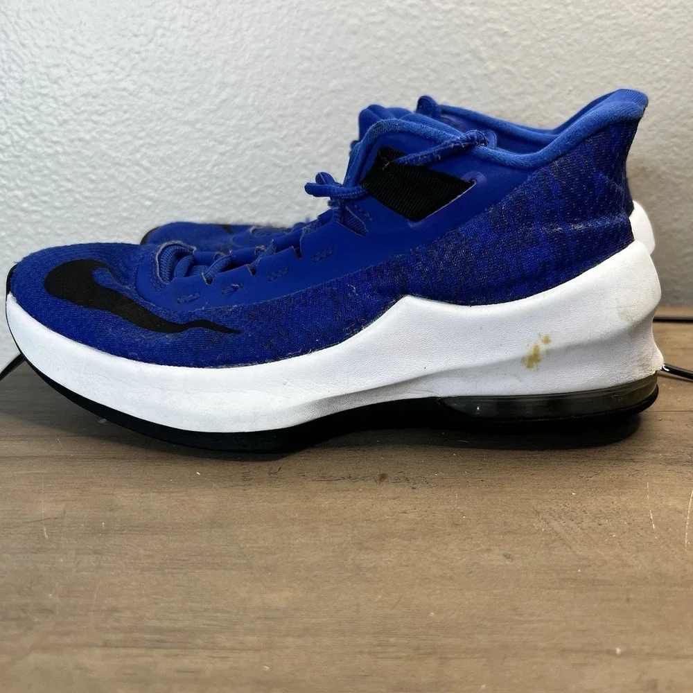 Nike Air Max‎ Infuriate Basketball Shoes AH3426-400 Royal Blue Size 5 Youth READ